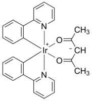 Bis[2-(2-pyridinyl-N)phenyl-C](2,4-pentanedionato-O2,O4)iridium(III)