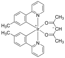Bis[5-methyl-2-(2-pyridinyl-N)phenyl-C](2,4-pentanedionato-O2,O4)iridium(III)