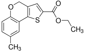 Ethyl 8-methyl-4H-[1]-benzopyrano[4,3-b]thiophene-2-carboxylate