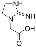 2-Imino-1-imidazolidineacetic acid