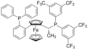 (R)-1-{(RP)-2-[2-(Diphenylphosphino)phenyl]ferrocenyl}ethylbis[3,5-bis-(trifluoromethyl)phenyl]phosphine