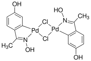 Di-μ-chlorobis[5-hydroxy-2-[1-(hydroxyimino-κN)ethyl]phenyl-κC]palladium(II) dimer