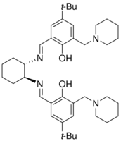 2,2′-[(1S,2S)-1,2-Cyclohexanediylbis[(E)-(nitrilomethylidyne)]]bis[4-(tert-butyl)-6-(1-piperidinylmethyl)phenol]