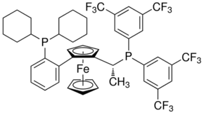 (R)-1-{(RP)-2-[2-(Dicyclohexylphosphino)phenyl]ferrocenyl}ethylbis[3,5-bis(trifluoromethyl)phenyl]phosphine
