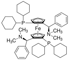 (SP,S′P)-1,1′-Bis(dicyclohexylphosphino)-2,2′-bis[(R)-α-(dimethylamino)benzyl]ferrocene