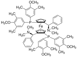 (SP,S′P)-1,1′-Bis[bis(4-methoxy-3,5-dimethylphenyl)phosphino]-2,2′-bis[(R)-α-(dimethylamino)benzyl]ferrocene