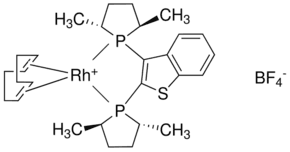 (R,R,R,R)-2,3-Bis(2,5-dimethyl-phospholanyl)benzo[b]thiophene cyclooctadiene rhodium(I) tetrafluoroborate Complex