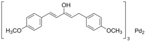 Tris[μ-[(1,2-η:4,5-η)-(1E,4E)-1,5-bis(4-methoxyphenyl)-1,4-pentadien-3-one]]di-palladium