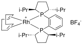 1,2-Bis[(2R,5R)-2,5-diisopropylphospholano]benzene(1,5-cyclooctadiene)rhodium(I) tetrafluoroborate