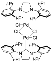 Dichloro-[1,3-bis(diisopropylphenyl)imidazoliden-2-ylidene]palladium(II) dimer