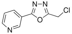 3-[5-(Chloromethyl)-1,3,4-oxadiazol-2-yl]pyridine