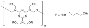Poly(melamine-co-formaldehyde) butylated, solution