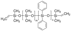 Poly(dimethylsiloxane-co-diphenylsiloxane), divinyl terminated