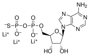 Adenosine 5′-[β-thio]diphosphate trilithium salt