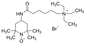 2,2,6,6-Tetramethyl-4-[1-oxo-6-(triethylammonio)hexylamino]-1-piperidinyloxy bromide