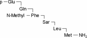 [pGlu5, N-Me-Phe8, Sar9]-Substance P Fragment 5-11
