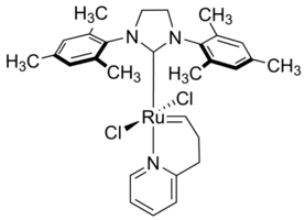 Dichloro[1,3-bis(2,4,6-trimethylphenyl)-2-imidazolidinylidene][3-(2-pyridinyl)propylidene]ruthenium(II)