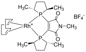 (−)-2,3-Bis[(2R,5R)-2,5-dimethylphospholano]-N-methylmaleimide(1,5-cyclooctadiene)rhodium(I) tetrafluoroborate