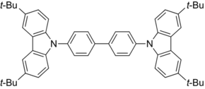 9,9′-[1,1′-Biphenyl]-4,4′-diylbis[3,6-bis(1,1-dimethyl ethyl)]-9H-carbazole