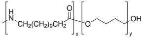 Polylauryllactam-block-polytetrahydrofuran