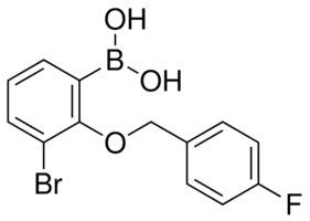 3-Bromo-2-(4′-fluorobenzyloxy)phenylboronic acid