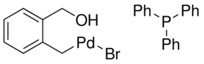 Bromo[(2-(hydroxy-κO)methyl)phenylmethyl-κC](triphenylphosphine)palladium (II)