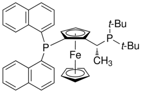 (R)-1-{(SP)-2-[Di(1-naphthyl)phosphino]ferrocenyl}ethyldi-tert-butylphosphine