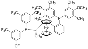 (S)-1-{(SP)-2-[2-[Bis(4-methoxy-3,5-dimethylphenyl)phosphino]phenyl]ferrocenyl}ethylbis[3,5-bis(trifluoromethyl)phenyl]phosphine