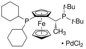(R)-1-[(SP)-2-(Dicyclohexylphosphino)ferrocenyl]ethyldi-tert-butylphosphine palladium(II) dichloride