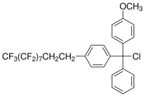 1-(4-Methoxyphenyl)-1-[4-(1H,1H,2H,2H-perfluorodecyl)phenyl]-1-phenylmethyl chloride