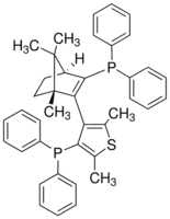 (1R,aR)-3-Diphenylphosphino-2-(4-diphenylphosphino-2,5-dimethyl-3-thienyl)-1,7,7-trimethyl-bicyclo[2.2.1]hept-2-ene