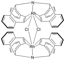 Chloro[bis[(10,11-η)-5H-dibenzo[a,d]cyclohepten-5-yl]amine-κN]rhodium(I) dimer