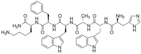 [D-Trp7, Ala8, D-Phe10]-α-Melanocyte Stimulating Hormone Amide Fragment 6-11