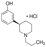 R(+)-3-(3-Hydroxyphenyl)-N-propylpiperidine hydrochloride