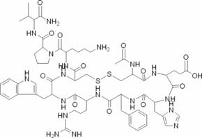 N-Acetyl-[Cys4,10, D-Phe7]-α-Melanocyte Stimulating Hormone Fragment 4-13