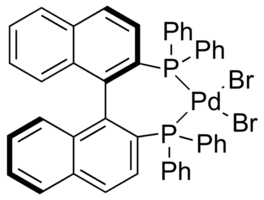 Dibromo[(R)-(-)-2,2′-bis(diphenylphosphino)-1,1′-binaphthyl]palladium(II)