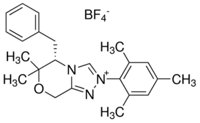 (S)-5-Benzyl-2-mesityl-6,6-dimethyl-6,8-dihydro-5H-[1,2,4]triazolo[3,4-c][1,4]oxazin-2-ium tetrafluoroborate