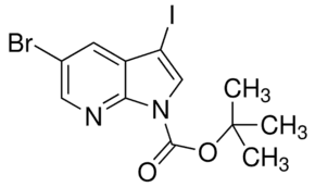 5-Bromo-3-iodo-pyrrolo[2,3-b]pyridine-1-carboxylic acid tert-butyl ester