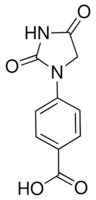 4-(2,4-Dioxoimidazolidin-1-yl)benzoic acid