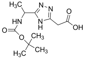 (5-{1-[(tert-Butoxycarbonyl)amino]ethyl}-4H-1,2,4-triazol-3-yl)acetic acid