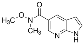 1H-Pyrrolo[2,3-b]pyridine-5-carboxylic acid methoxy-methyl-amide