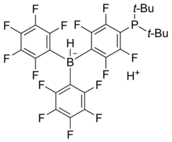 Hydrogen [4-di-tert-butylphosphino-2,3,5,6-tetrafluorophenyl]hydrobis(2,3,4,5,6-pentafluorophenyl)borate