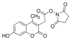 7-Hydroxy-4-methyl-3-coumarinylacetic acid N-succinimidyl ester