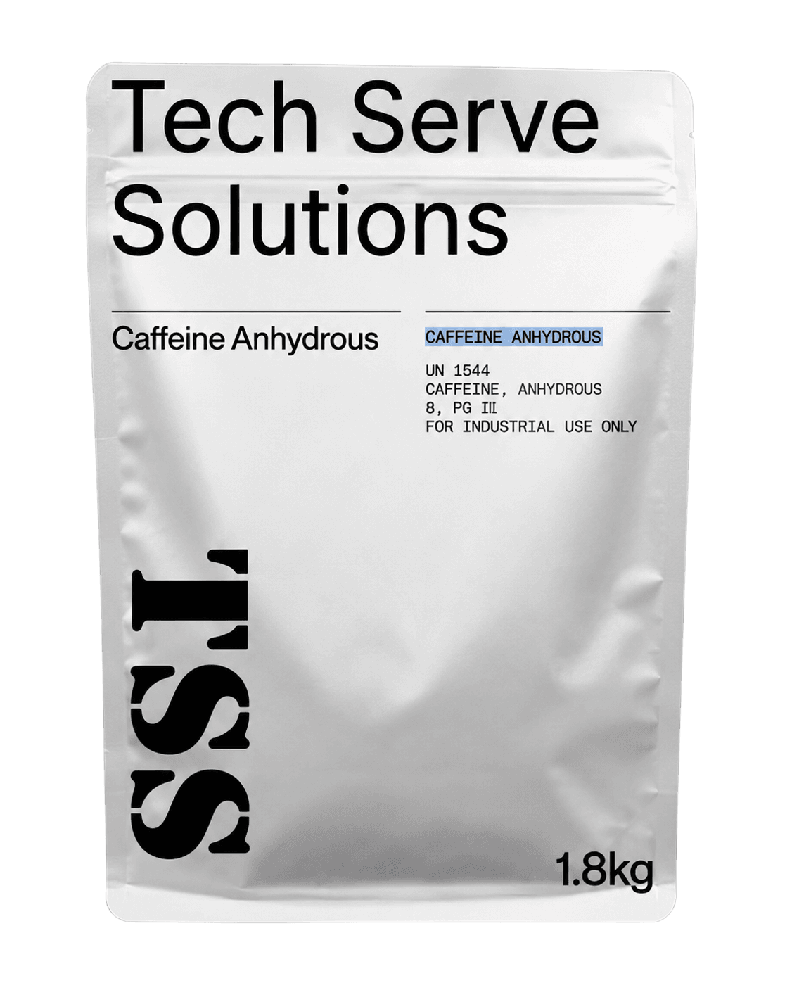 Caffeine Anhydrous — Tech Serve Solutions 1.8 kg pack