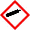 GHS hazard pictogram: Compressed gas (GHS04)
