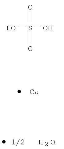 Calcium sulfate hemihydrate