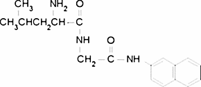 Leu-Gly β-naphthylamide