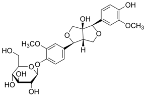 8-Hydroxypinoresinol-4′-O-β-D-glucopyranoside