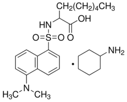 Dansyl-DL-α-aminocaprylic acid cyclohexylammonium salt