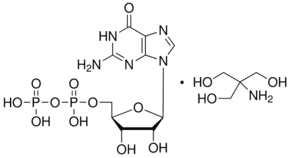 Guanosine 5′-diphosphate tris salt from Saccharomyces cerevisiae